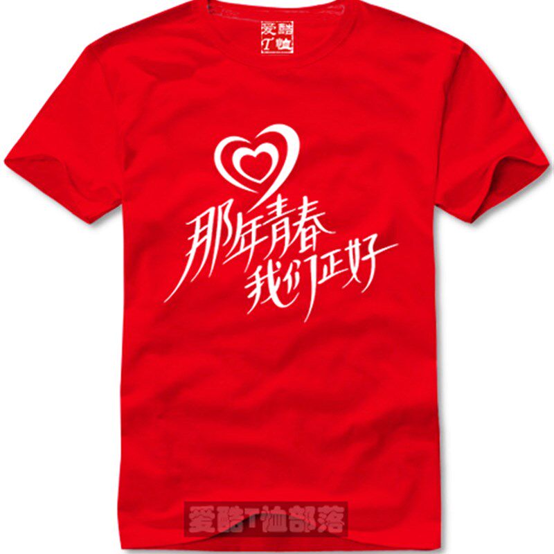 那年青春我们正好校园毕业季纪念T恤文化衫同学聚会班服定制
