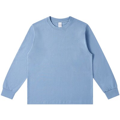 定制t恤长袖印logo工作服团体服装文化衫圆领来图订制图案diy