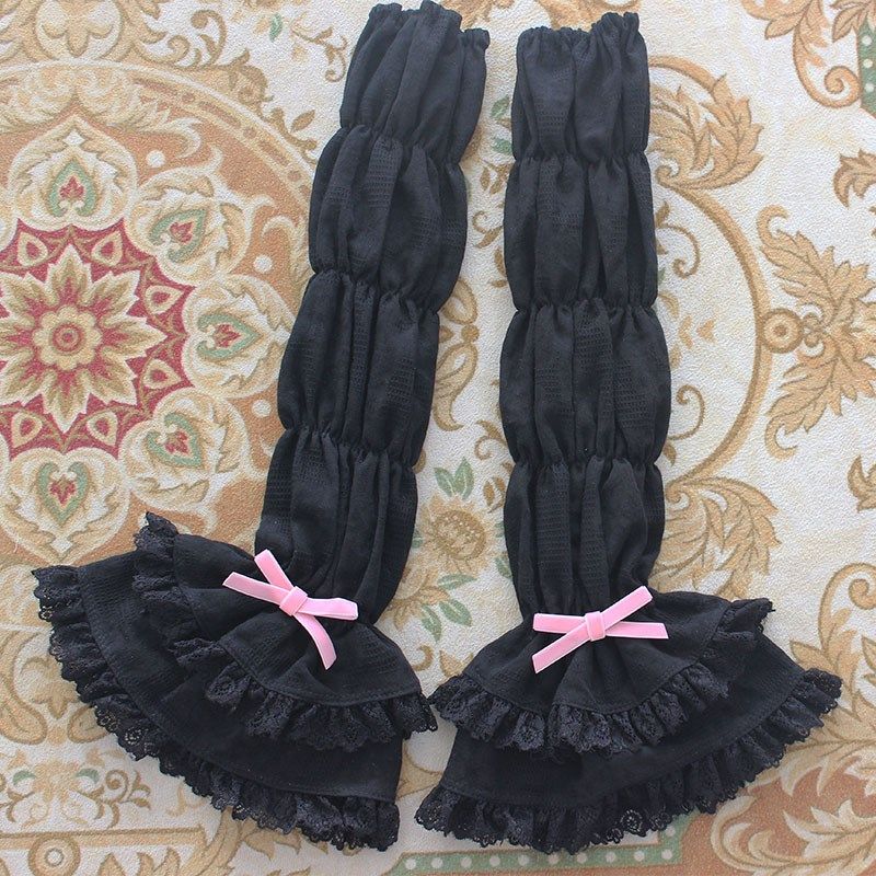 手作纯棉接袖古董娃娃墙搭配小物lolCita藕节手袖蕾丝doll感手臂