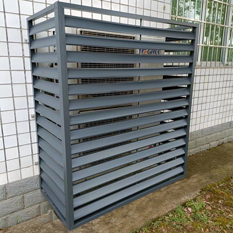 空调外机保护罩铝单板雕花防雨防嗮护栏网铝合金装饰百叶窗通风口