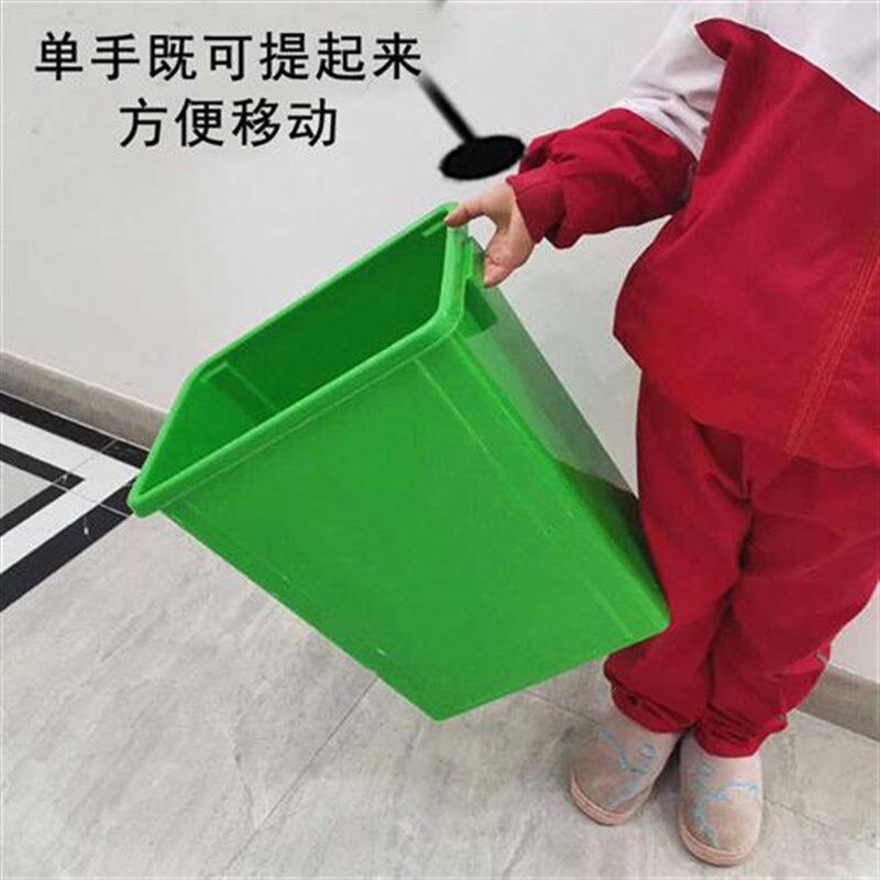 无盖长方形垃圾桶家用客厅大号餐饮厨房办公室学校废纸篓垃圾箱
