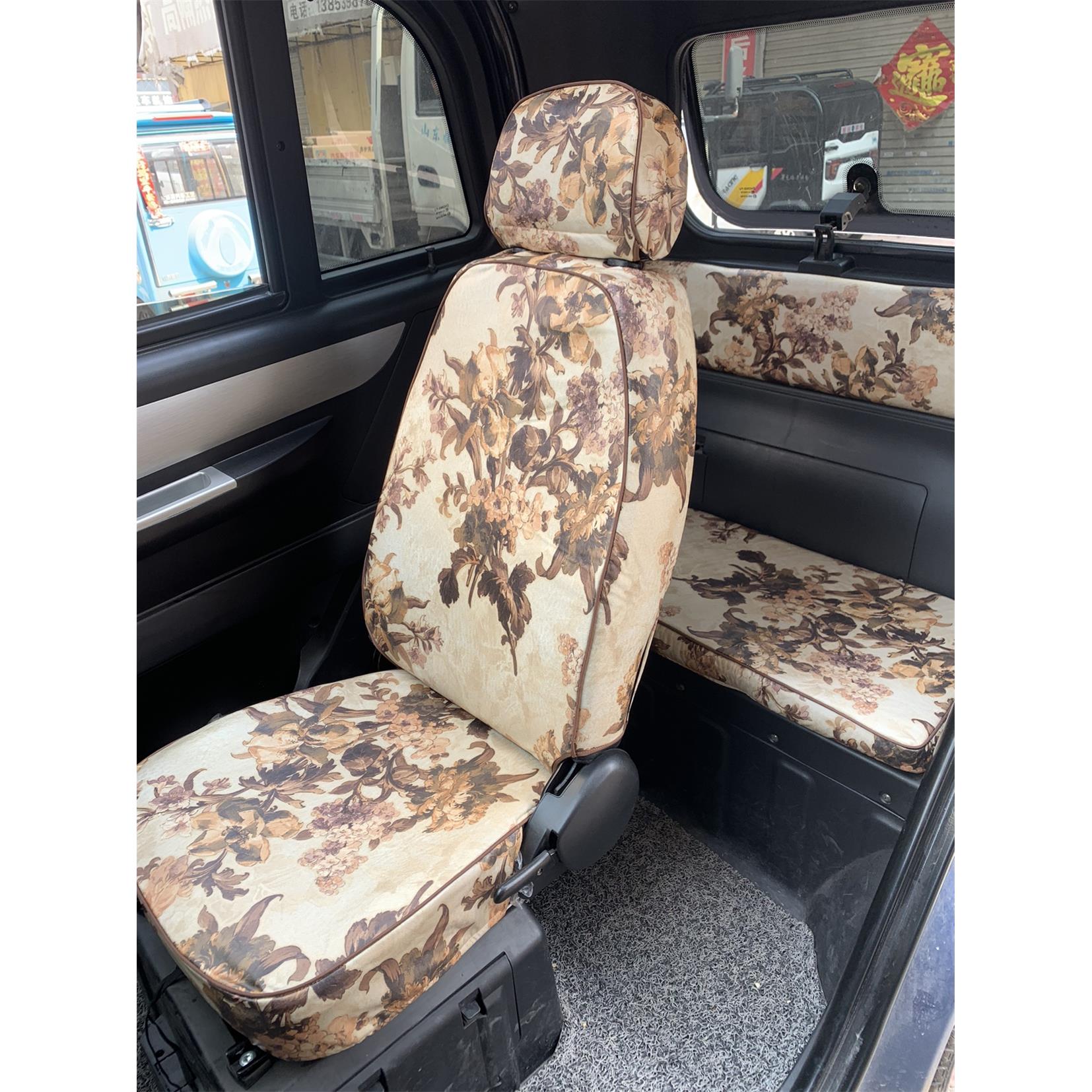 东威电动三轮车座套a6a7a8m1m2v1q3q5q7爱象四轮车坐垫四季通用