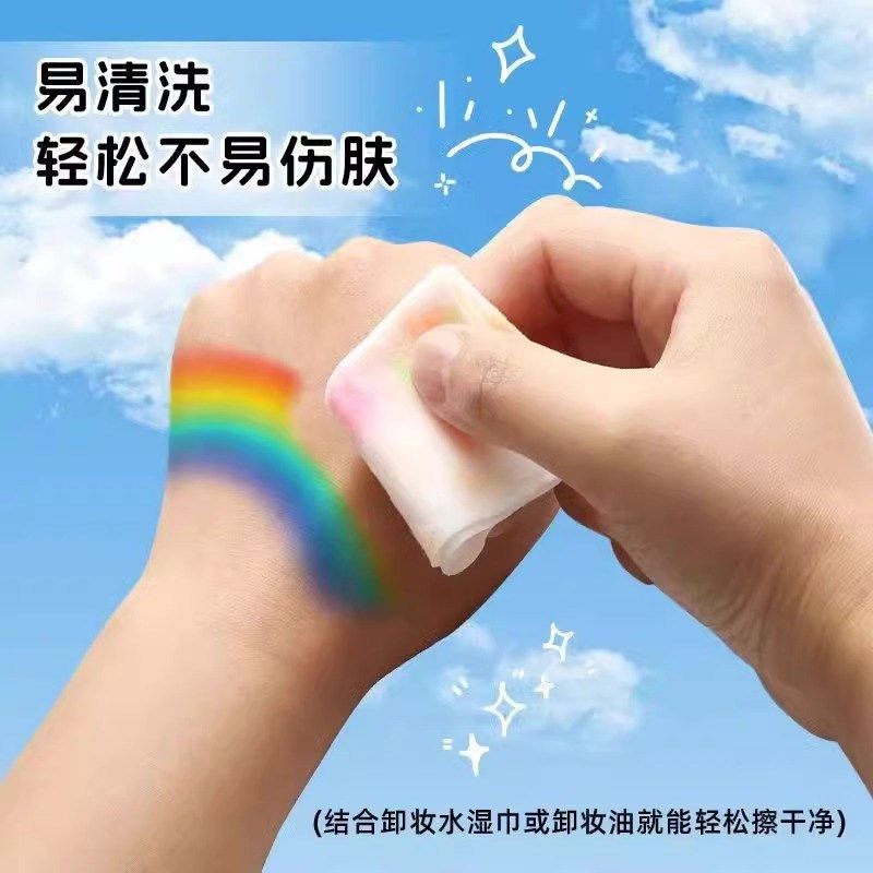 儿童脸部彩绘工具套装面部diy水溶性颜料安全无异味舞台妆摆摊