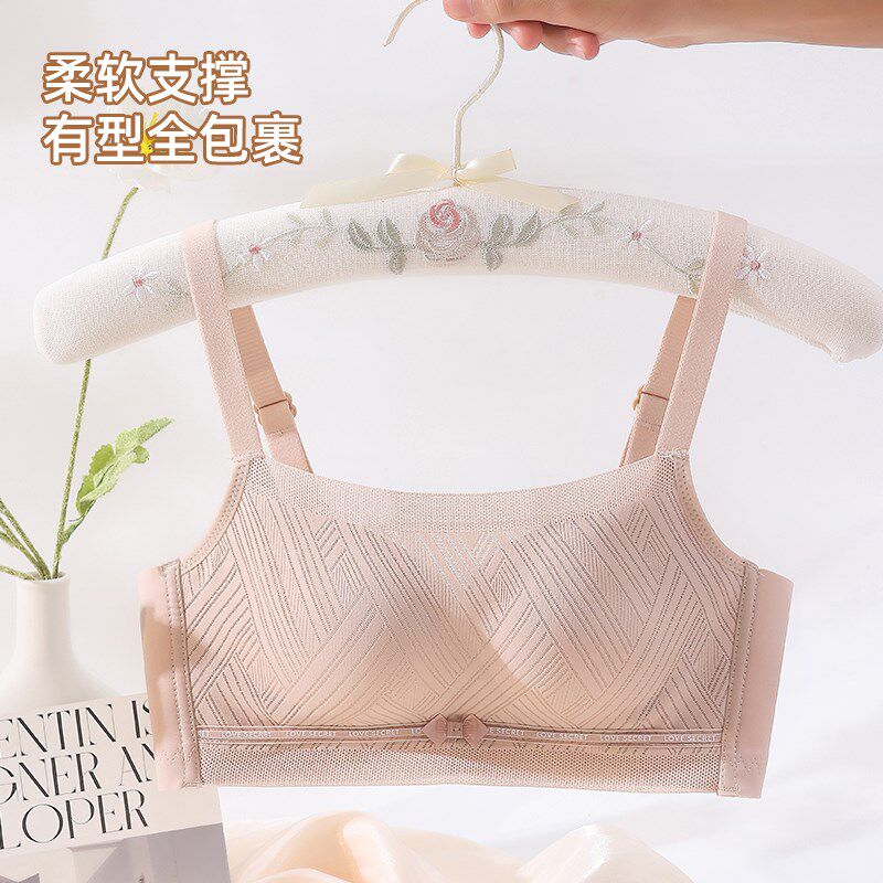 白色抹胸内衣女聚拢小胸薄款2025新款爆款防走光胸罩带裹胸式文胸