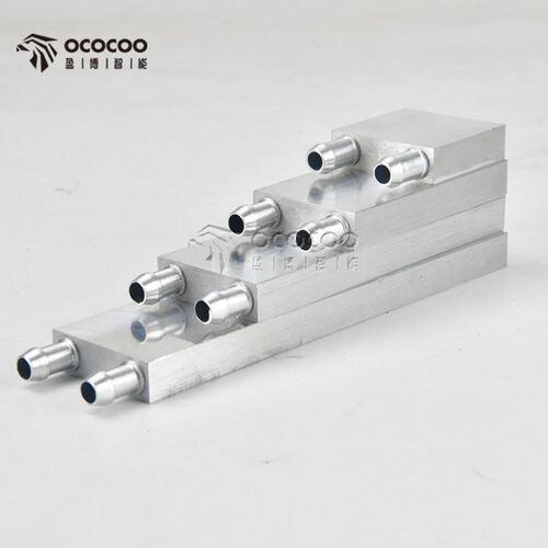 水冷头40X40水冷板 吸热液冷CPU半导体制冷片散热器 模具水冷