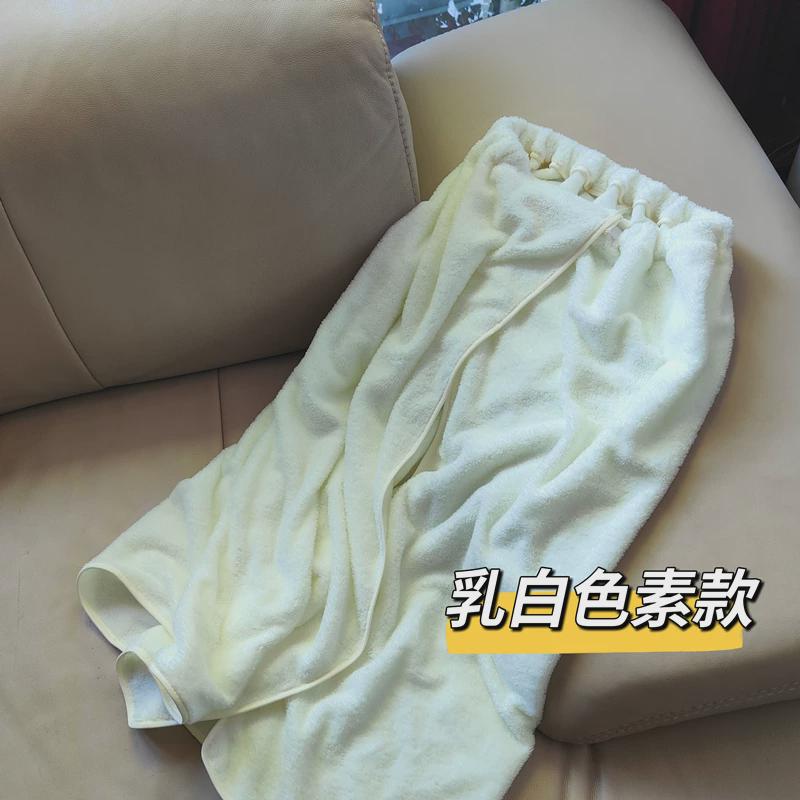 浴巾女春夏可穿可裹胸可爱浴裙家用吸水大毛巾非不掉毛浴新款