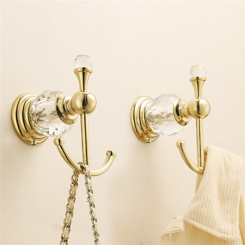 欧式镀金色挂衣钩壁挂墙上进门玄关挂钩免打孔衣帽钩高端衣柜装饰,家庭/个人清洁工具,粘钩,淘宝优惠券,粉丝福利购,淘宝优惠卷