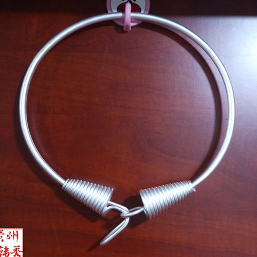 贵州韩秀民d族风装银饰项圈黔东南苗族侗族革家族项圈手工拉丝锥