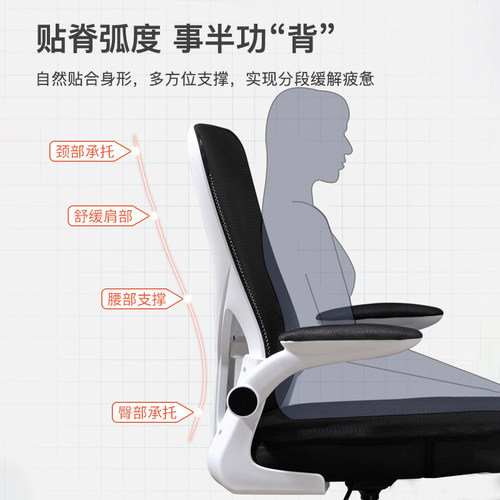 办公椅子电脑椅电竞椅人体工学椅家用升降职员椅学生书房靠背转椅