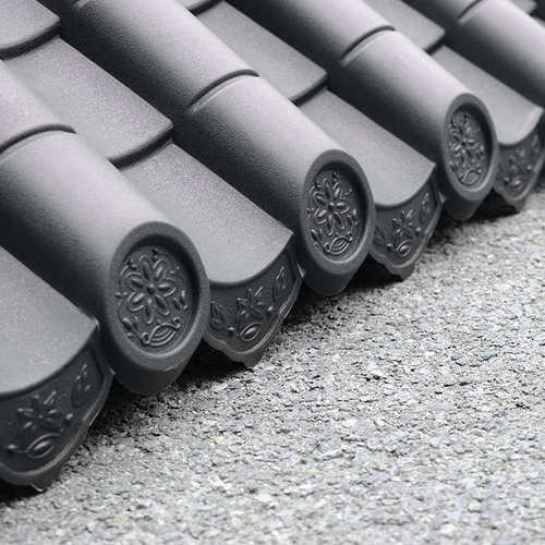 加厚110*100cm中式古建塑料一体瓦防水房檐装饰仿青瓦仿古瓦雨棚