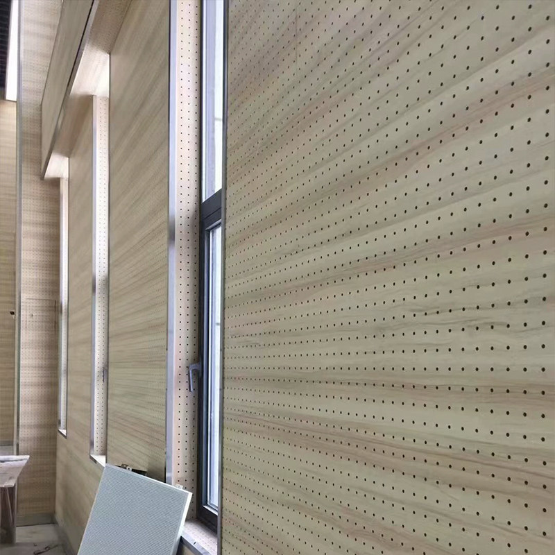 穿孔吸音板隔音板木质陶铝防火阻燃墙面吊顶槽实木吸声装饰板材料