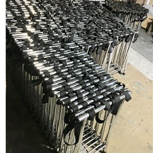 酒店客房行李架加厚不锈钢置物架宾馆客房折叠箱包托盘架家用办公