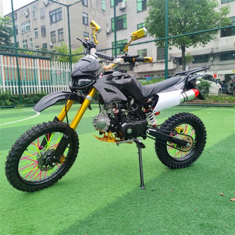 新款125cc两轮越野摩托车v150cc成人山地车场地车中高赛越野车小