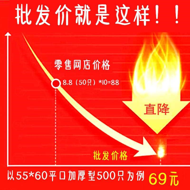 垃圾袋大号黑色平口加厚80特大120商用酒店宾馆环卫物业包邮