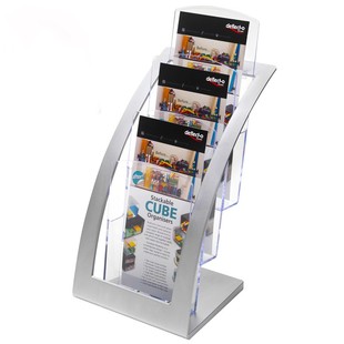 a6桌面展示架折页架资料架有机玻璃展示架彩页展示架宣传单册展架