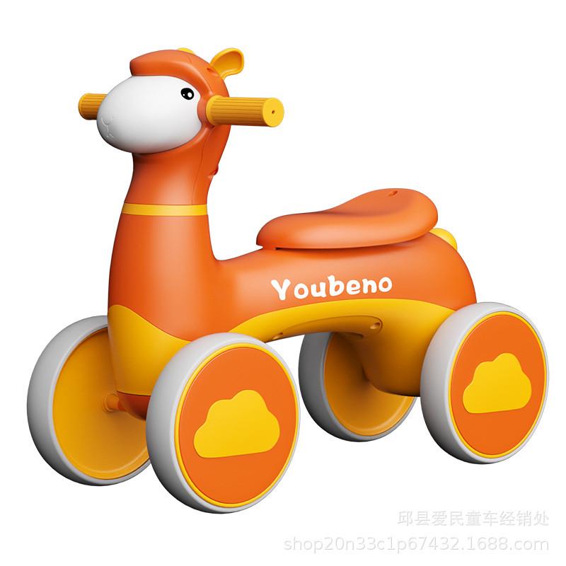 新品儿童扭扭车静音轮宝宝平衡车音乐灯光小孩滑步车