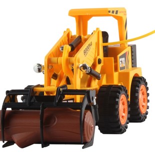 大号遥控抓木车夹木伐木车电动钩机遥控车工程车儿童玩具男孩礼物