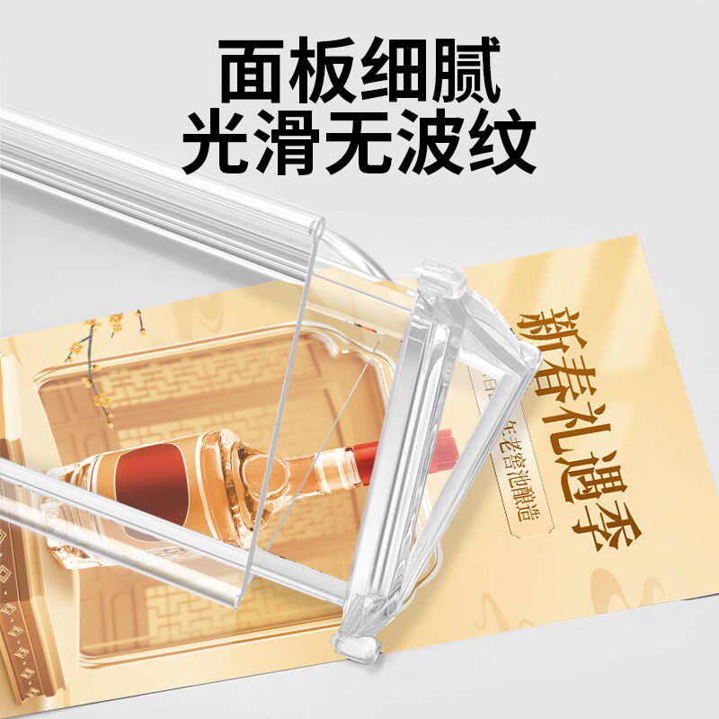 透明亚克力三面旋转台卡展示牌广告牌桌牌台卡架台签酒水牌餐牌菜