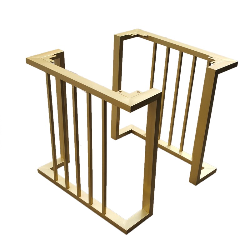 铁艺定制桌腿岩板桌脚实木办公桌腿桌架支架茶几餐桌脚会议可调节