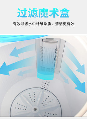 双桶双缸洗衣机家用大容量宿舍小型迷你双筒半自动洗脱一体带甩干