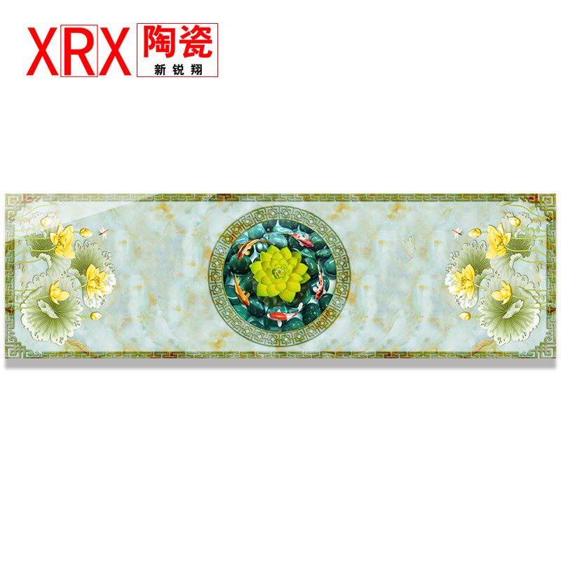 新地板地砖入户艺术玄关定制锐翔 走廊水刀拼花加工瓷砖过道拼图