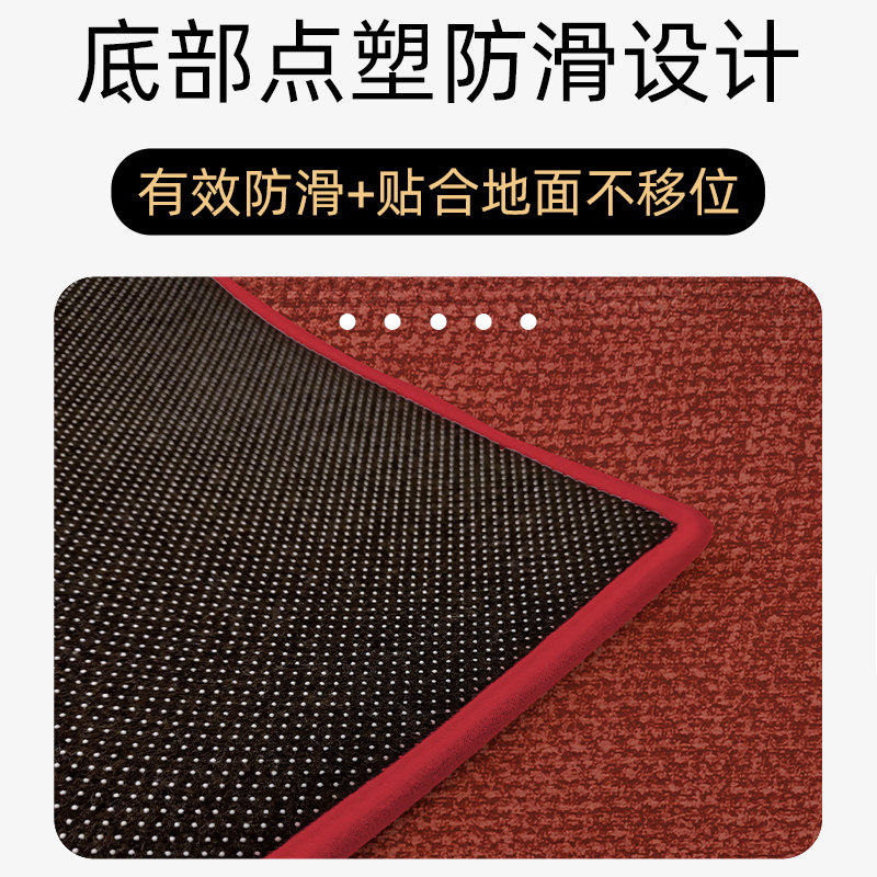 新年入户门地垫进门门口脚垫家用红色搬家门垫乔迁新中式地垫子