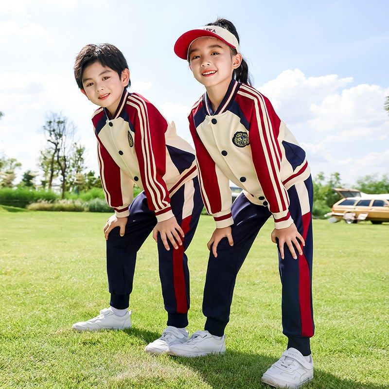小学生校服夏款幼儿园园服春秋装儿童春季运动会班服三件套装