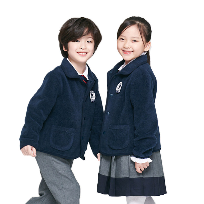 幼儿园园服春秋装校服套装英伦风中小学生三件套毛衣班服秋装