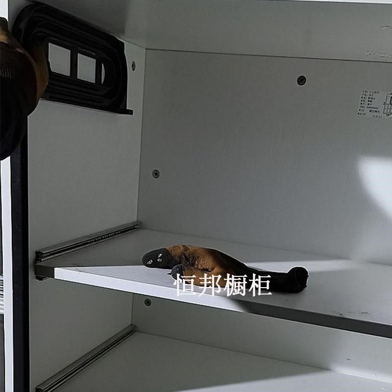 手动式塑料卷帘门推拉帘百叶折叠门厨房柜子门伸缩带盘