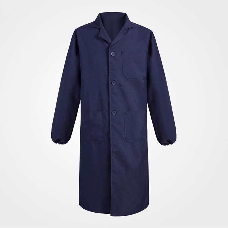 劳保长款食品搬运仓管车间养殖场饲养员耐脏磨防尘大褂工作服罩衣