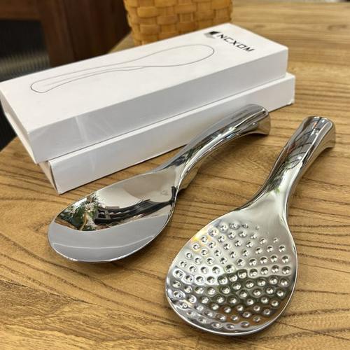 【欧货定制款·出口高级饭铲】 18-10品级不锈钢铲子不粘米饭铲勺