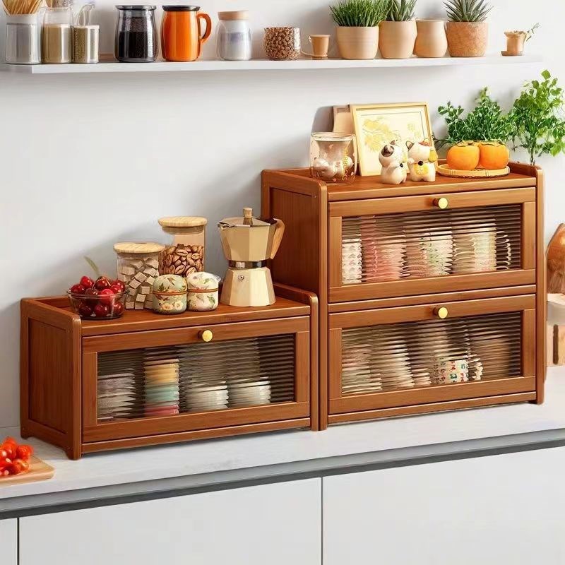 桌面置物架防尘桌上办公室工位z收纳柜家用书桌台面茶具茶叶水杯