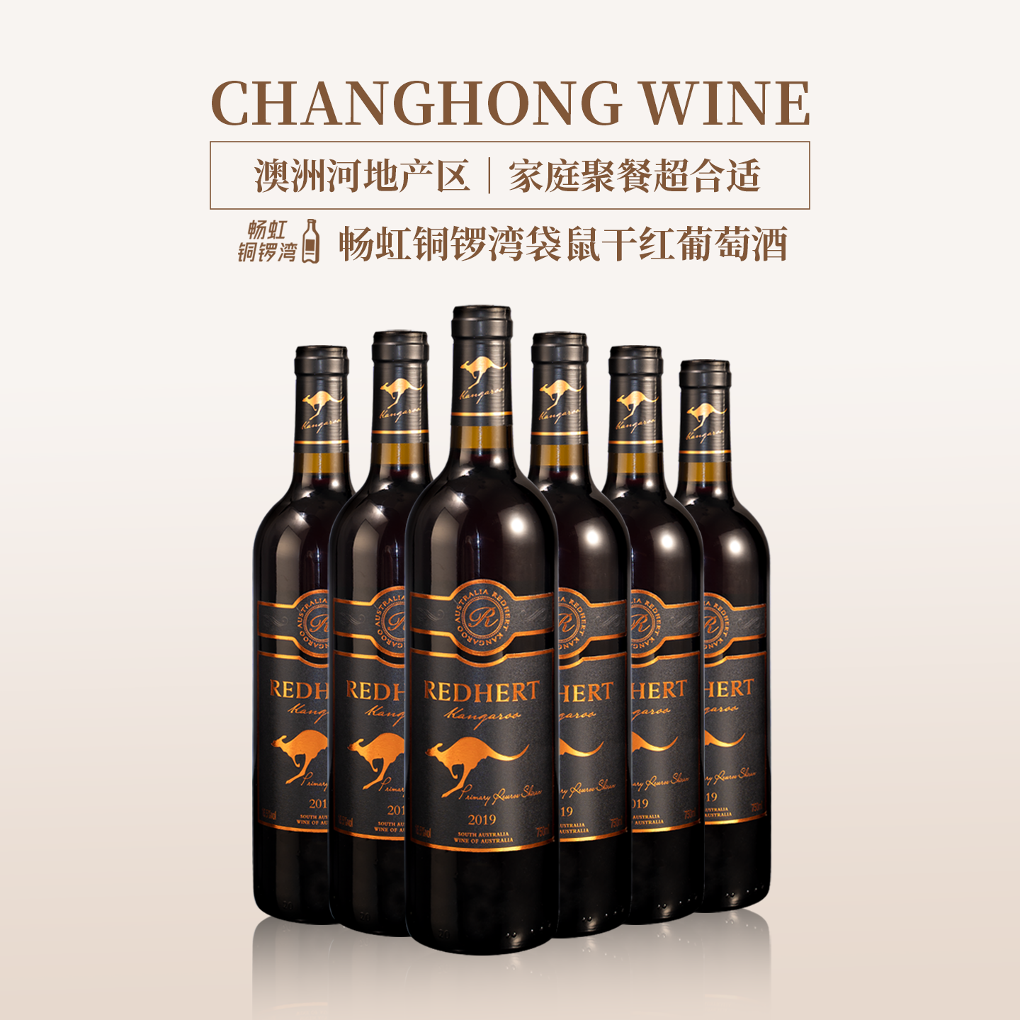 聚会宴请澳洲西拉16.5度进口红酒袋鼠干红750ml度葡萄酒整箱批发
