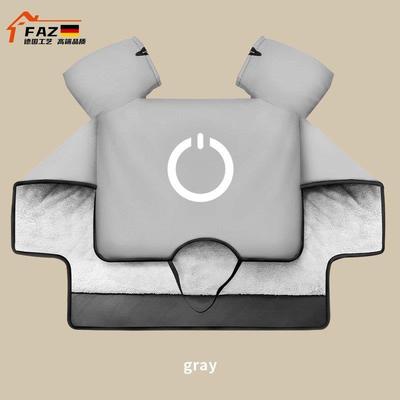 德国电动车挡风被冬季防寒罩电瓶车冬款高端加绒加厚双面防水风挡