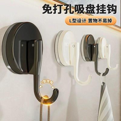 日系吸盘挂钩免打孔强力承重门后真空无痕挂衣钩厨房浴室墙壁粘钩