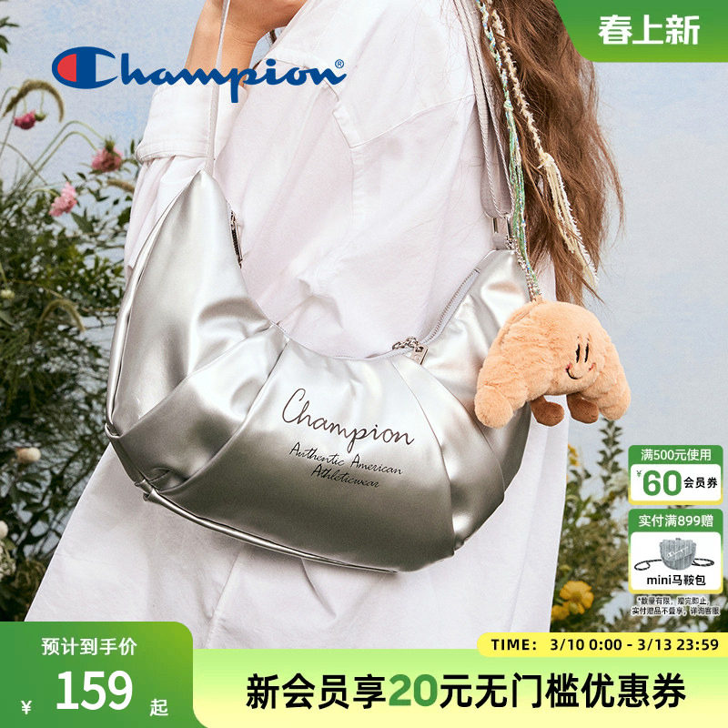 Champion冠军新款单肩包可颂包男女休闲斜挎旅游百搭包包正品