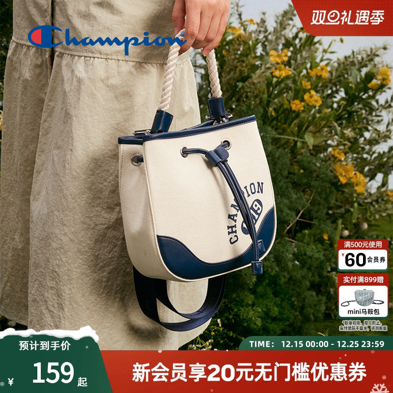 Champion冠军25春新款单肩包男女休闲手提斜挎包百搭包包潮
