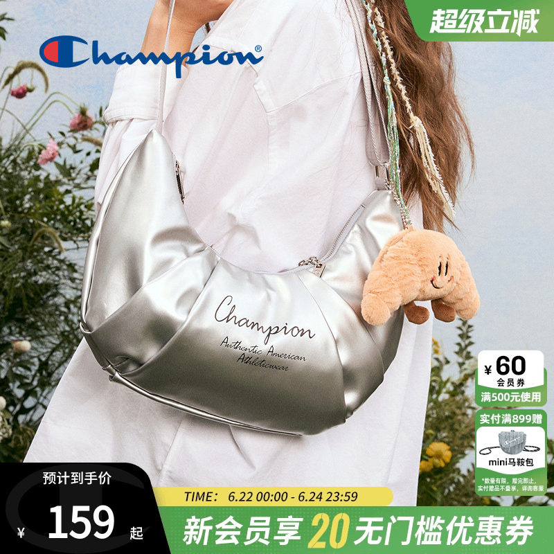 Champion冠军新款单肩包可颂包男女休闲斜挎旅游百搭包包正品