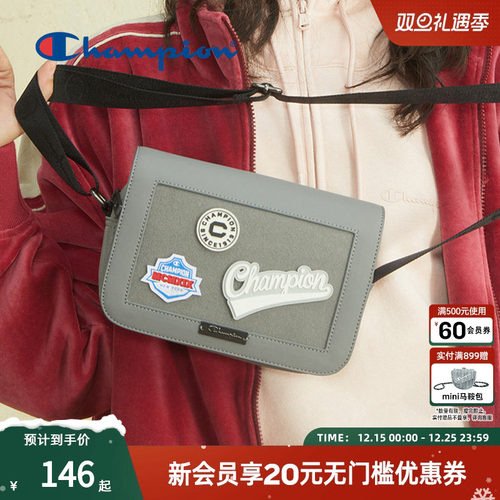 Champion冠军官方斜挎包秋冬单肩包小时尚相机包日常通勤男女同款