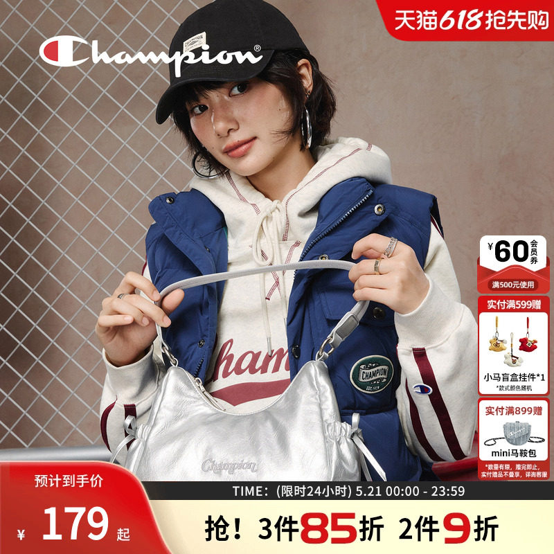 champion冠军26春季新款女士单肩包斜休闲旅游通勤可爱甜美