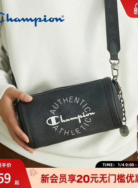 Champion冠军官方正品斜挎包女吐司包休闲链条包包白色手提小拎包