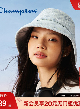 Champion冠军官方渔夫帽牛仔老花帽子男女情侣休闲挡风盆帽百搭