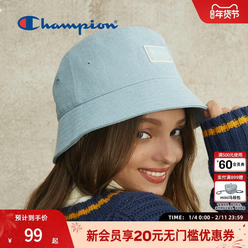 Champion冠军素颜渔夫帽女休闲夏季遮阳大头围帽子男盆帽官方正品,服饰配件/皮带/帽子/围巾,帽子,淘宝优惠券,粉丝福利购,淘宝优惠卷