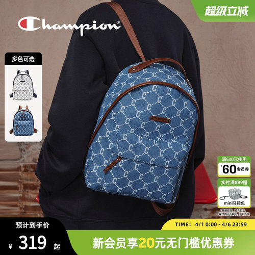 老花双肩包女champion冠军