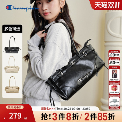 champion冠军复古女生腋下包