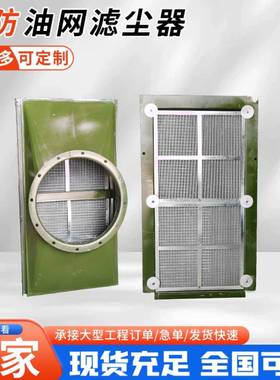 D型X型油网过滤器人防通风设备LWP立式油网除尘器卧式净化除尘器
