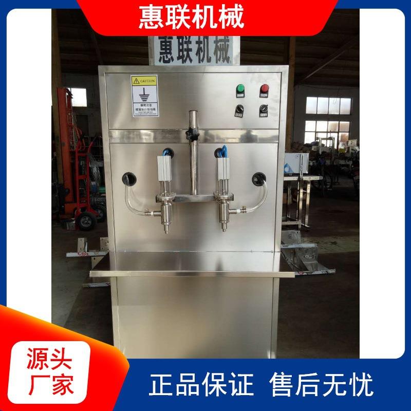 半自动2头润滑油灌装机小型机油灌装设备活塞式灌装设备可定制