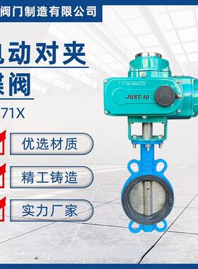 D971X电动对夹蝶阀橡胶软密封对夹电动DN100DN150DN200