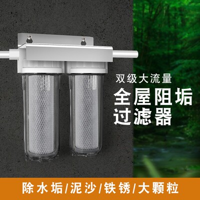 除水垢水碱过滤器井水自来水全屋净水器农村M家用水管大流量净化
