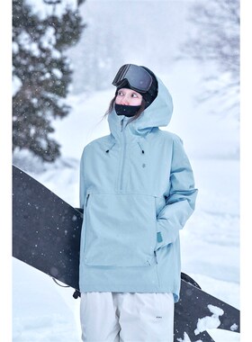 awka滑雪服女男士2025新款防水防风专业3L加棉滑雪上衣卫衣秋冬季